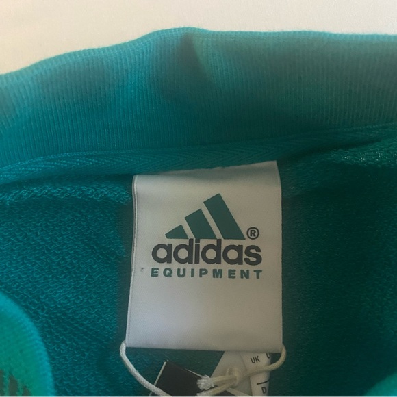 Adidas Equipment Reflective Sweatshirt Men M LOOSE FIT Green EQT Crewneck $190 - Picture 9 of 16